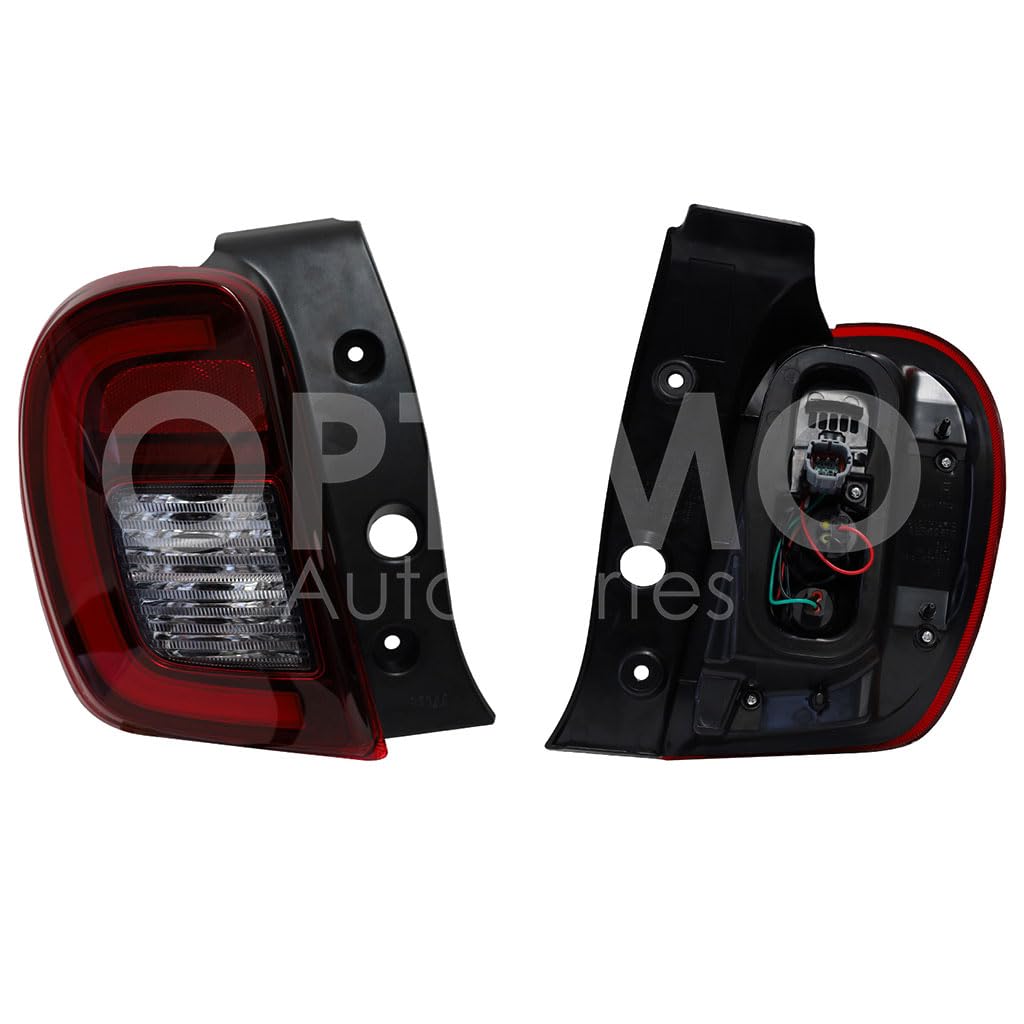 Calavera Izquierda Compatible con MARCH 2021 2022 2023 2024 C/ARNES CLARA C/DRL C/SOQUET (ROJO/BLANCO)