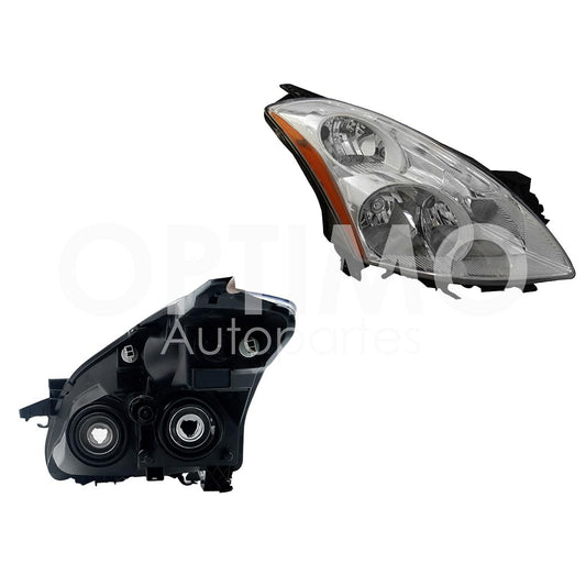 Faro Derecho Compatible con ALTIMA SEDAN 2010 2011 2012 F/CROMADO C/CUARTO AMBAR XENON