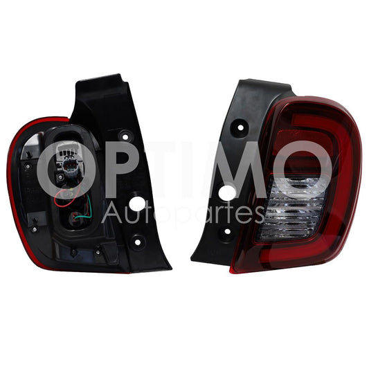 Calavera Derecha Compatible con MARCH 2021 2022 2023 2024 C/ARNES CLARA C/DRL C/SOQUET (ROJO/BLANCO)