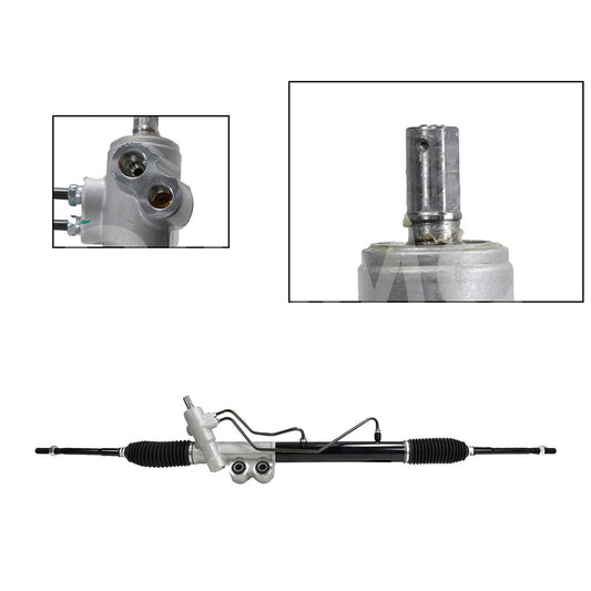 Cremallera o Caja de dirección compatible con s10 max 24l 2wd 2022 2023 2024 caja de direccion hidraulica > con bieleta > sin terminal (sencilla/doble cabina)