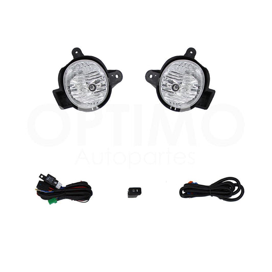 TOYOTA HILUX 2012 2013 2014 2015 KIT FARO AUX C/CABLES C/BASES C/FOCOS
