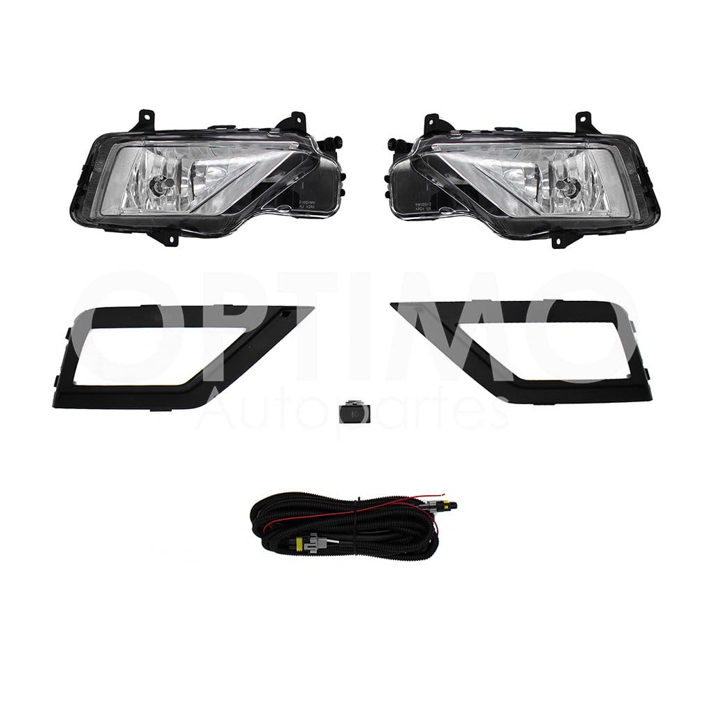 VOLKSWAGEN GOL 2019 2020 2021 KIT FARO AUX C/CABLES C/REJILLAS NEGRAS C/FOCOS (SAVEIRO 17-23)