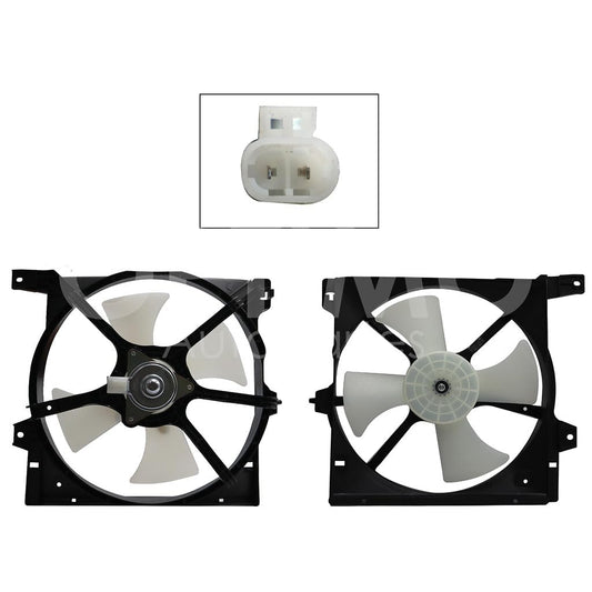 Moto Ventilador Compatible con TS III 1.6L 1992 1993 1994 1995 1996 1997 1998 1999 2000 2001 2002 2003 2004 2005 2006 2007 2008 2009 2010 2011 2012 2013 2014 2015 2016 2017 S/AIRE > Con Tolva 2PIN (SENTRA B-14)