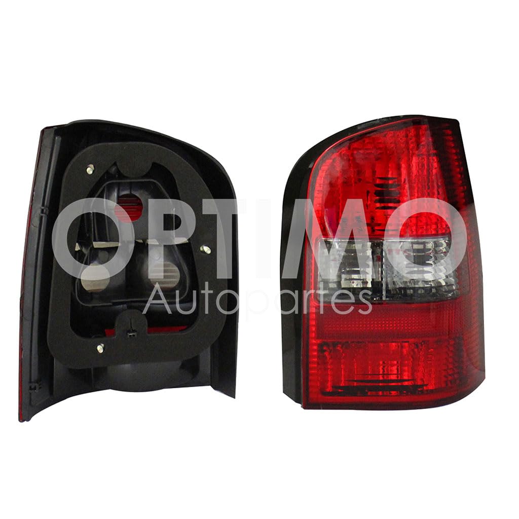 2000 - 2003  VOLKSWAGEN POINTER VAGONETA CALAVERA DER S/ARNES OSCURA (ROJO/HUMO)