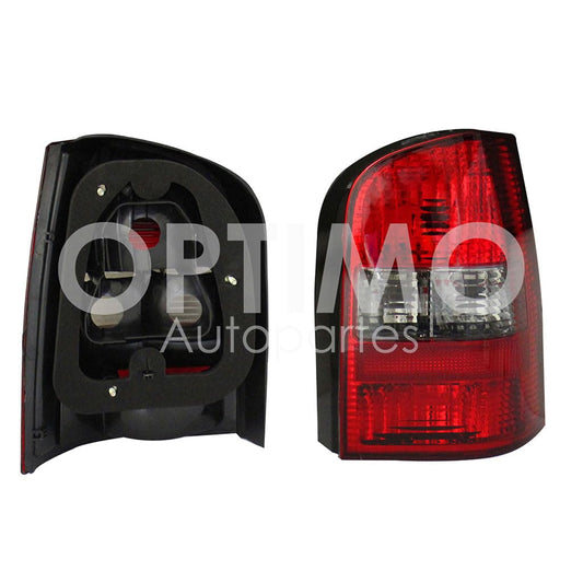 2000 - 2003  VOLKSWAGEN POINTER VAGONETA CALAVERA DER S/ARNES OSCURA (ROJO/HUMO)