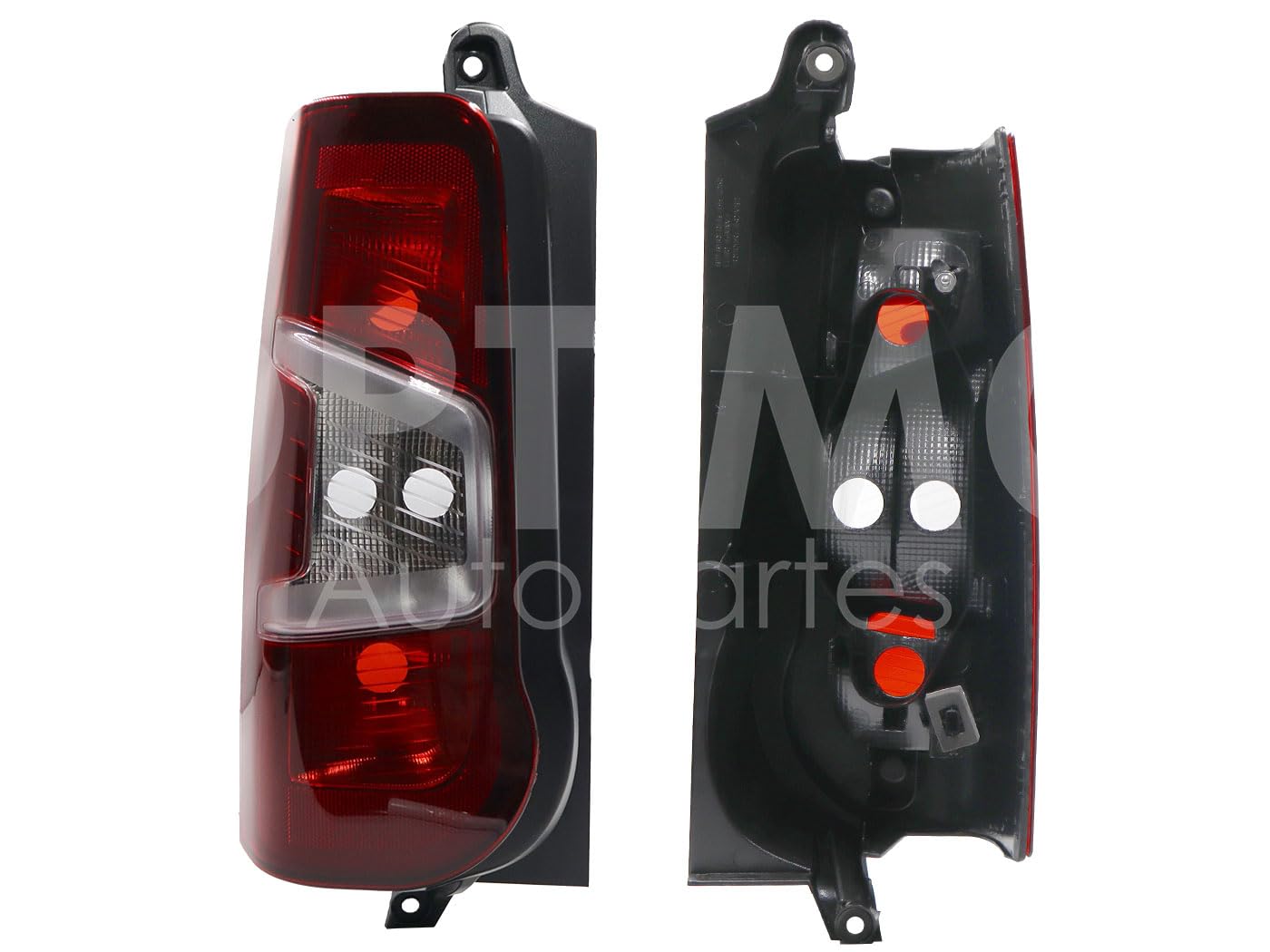 Calavera Izquierda Compatible con PARTNER 2020 2021 2022 2023 2024 S/ARNES OSCURA (VERSION MAXI-MAXI PACK) (ROJO/BLANCO/ROJO)