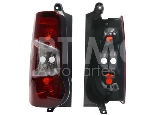 Calavera Izquierda Compatible con PARTNER 2020 2021 2022 2023 2024 S/ARNES OSCURA (VERSION MAXI-MAXI PACK) (ROJO/BLANCO/ROJO)