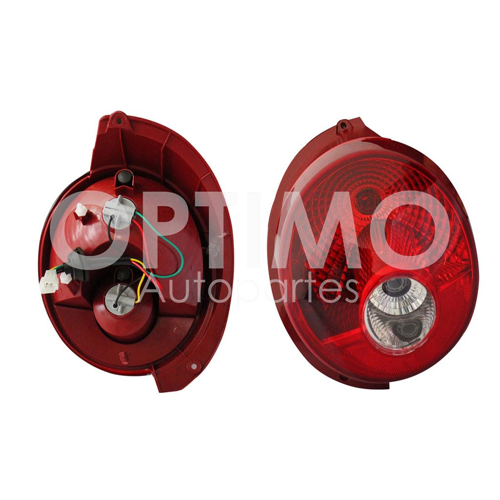 2006 - 2015  CHEVROLET MATIZ G2 CALAVERA DER C/ARNES (ROJO/BLANCO)