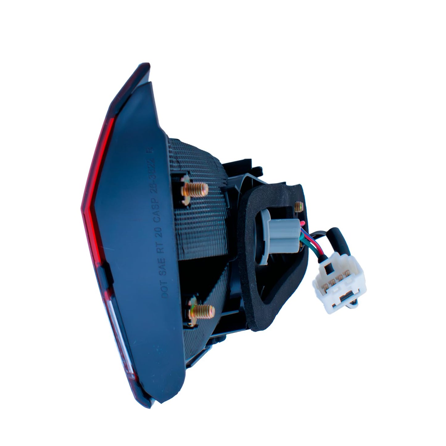 Calavera Derecha Interior Compatible con Versa 2020 2021 2022 2023 2024 | Sin Arnes | Con Filo Oscuro | Rojo Blanco Rojo