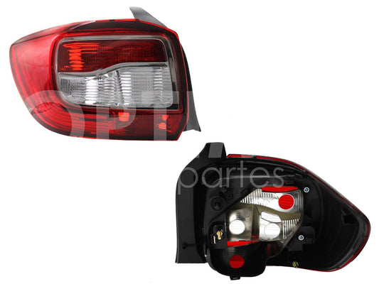 Calavera Izquierda Compatible con LOGAN 2016 2017 2018 2019 S/ARNES (ROJO/BLANCO/ROJA)