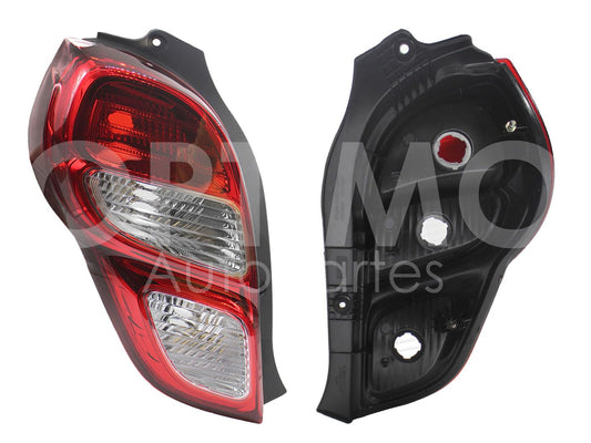 2018 - 2021  CHEVROLET BEAT H-BACK CALAVERA IZQ S/ARNES 5PTAS (ROJO/BLANCO/BLANCO)