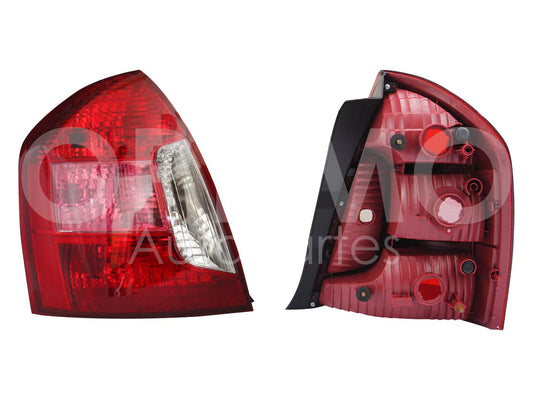 Calavera Izquierda Compatible con ATTITUDE 2006 2007 2008 2009 2010 2011 S/ARNES (ROJO/BLANCO)