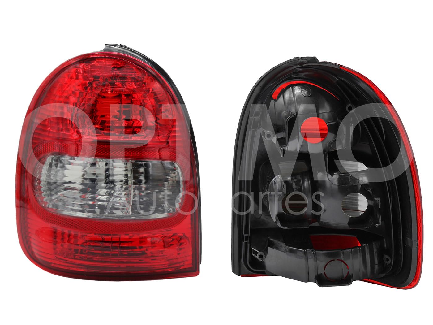 2001 - 2003  CHEVROLET CHEVY 3PTAS CALAVERA IZQ S/ARNES (POP/JOY) (ROJO/BLANCO)