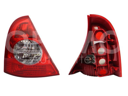 RENAULT CLIO 2002 2003 2004 2005 2006 2007 2008 2009 2010 CALAVERA IZQ S/ARNES (ROJO/BLANCO)