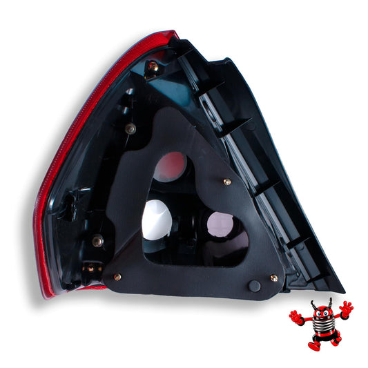 Calavera Derecha compatible con Tiida Sedan 2006 2007 2008 2009 2010 2011 2012 2013 2014 2015 2016 2017 | Sin Arnes | 4 Puertas | Rojo Blanco
