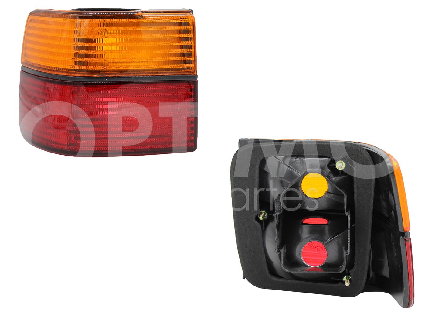 1993 - 1998  VOLKSWAGEN JETTA A3 CALAVERA IZQ EXT S/ARNES (AMBAR/ROJO)