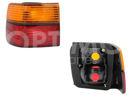 1993 - 1998  VOLKSWAGEN JETTA A3 CALAVERA IZQ EXT S/ARNES (AMBAR/ROJO)