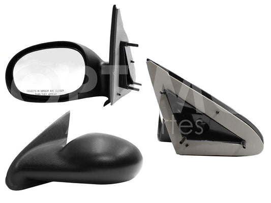 CHRYSLER / DODGE NEON 2000 2001 2002 2003 2004 2005 ESPEJO IZQ MANUAL NEGRO POROSO C/CONTROL