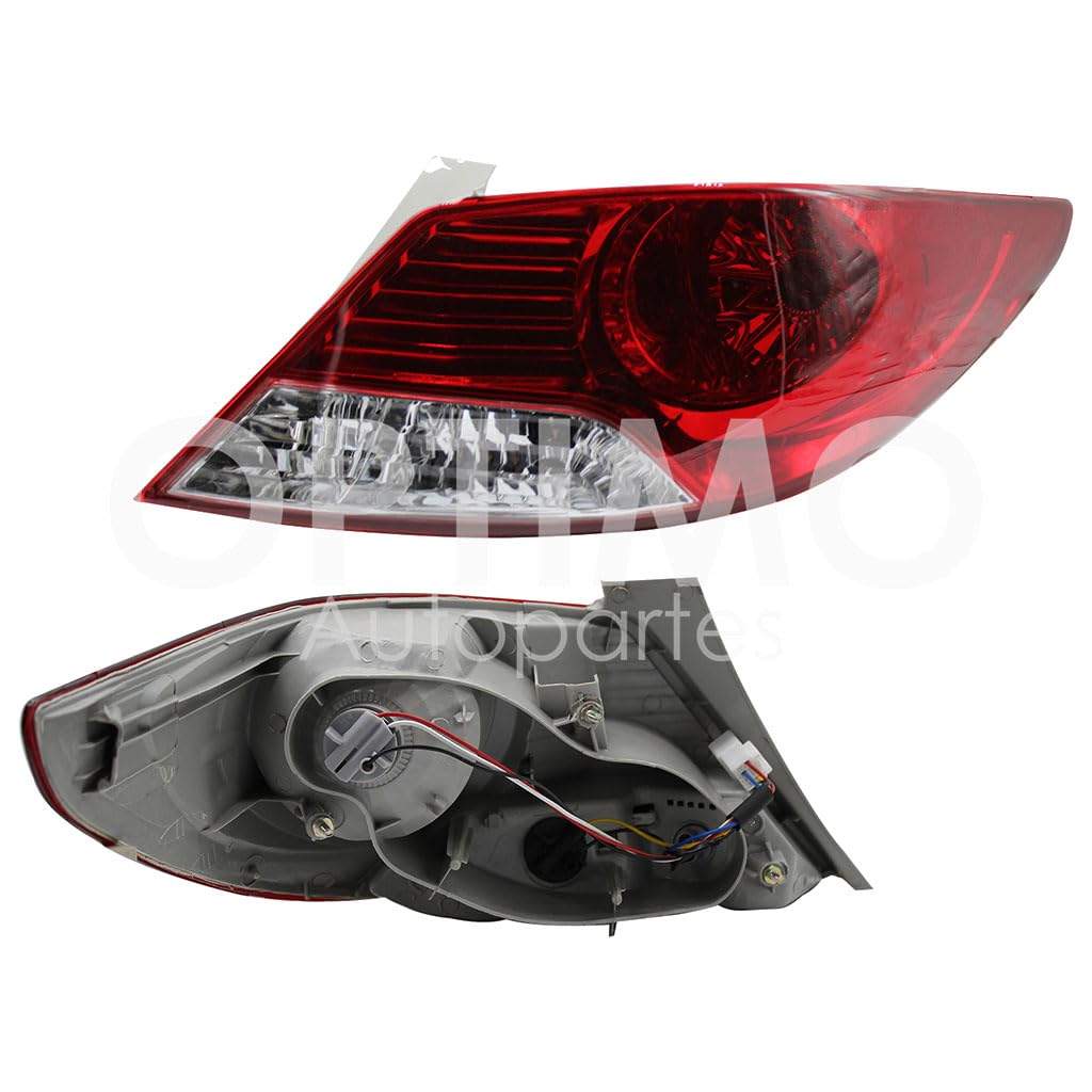 Calavera Derecha Compatible con ATTITUDE 2012 2013 2014 C/ARNES (ROJO/BLANCO)