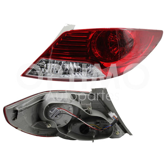 Calavera Derecha Compatible con ATTITUDE 2012 2013 2014 C/ARNES (ROJO/BLANCO)