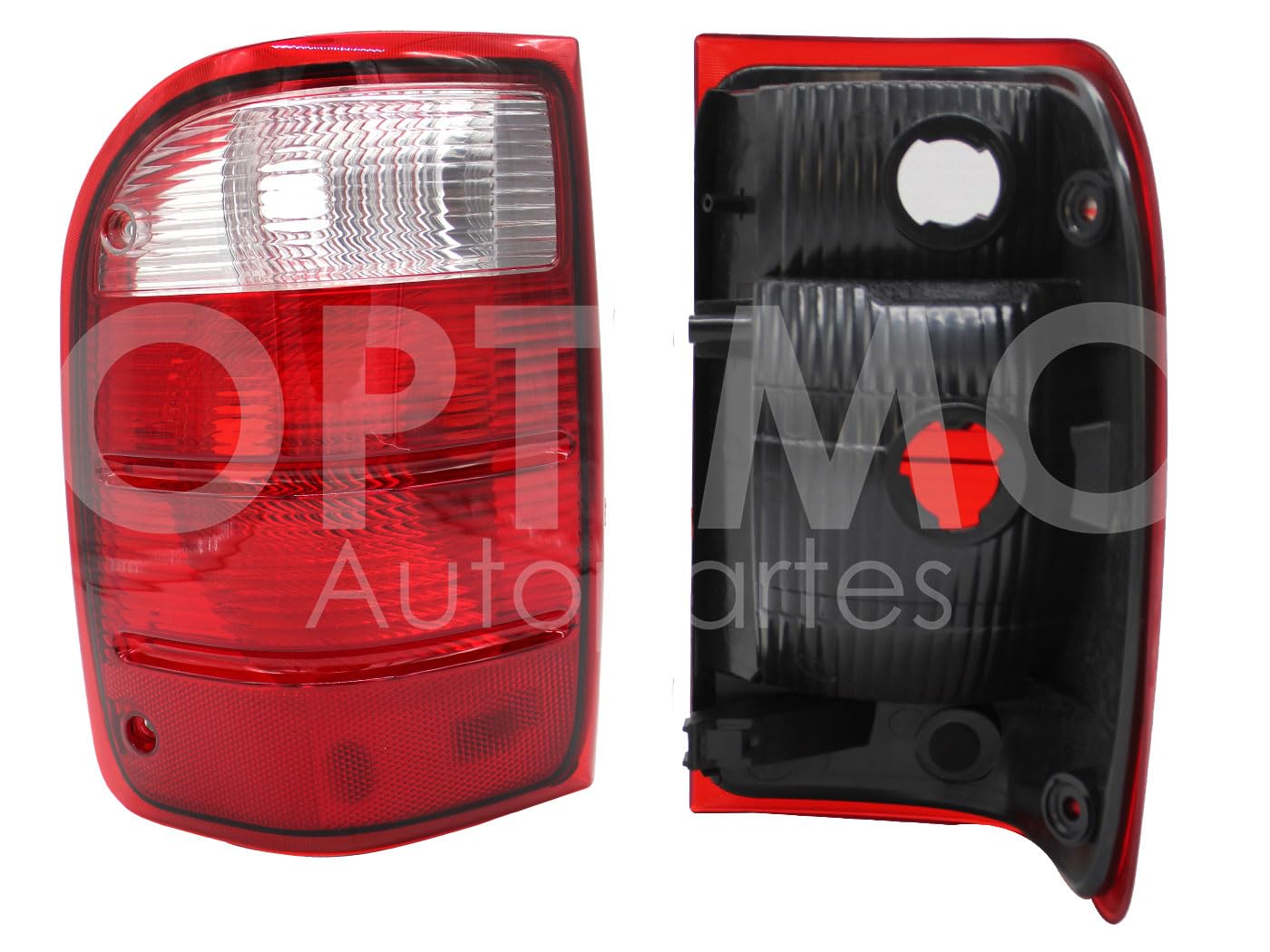 2001 - 2004  FORD RANGER CALAVERA IZQ S/ARNES (BLANCO/ROJO/ROJO)