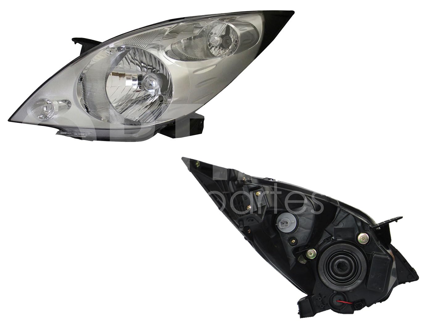 Faro Izquierdo Compatible con SPARK 2011 2012 F/CROMADO