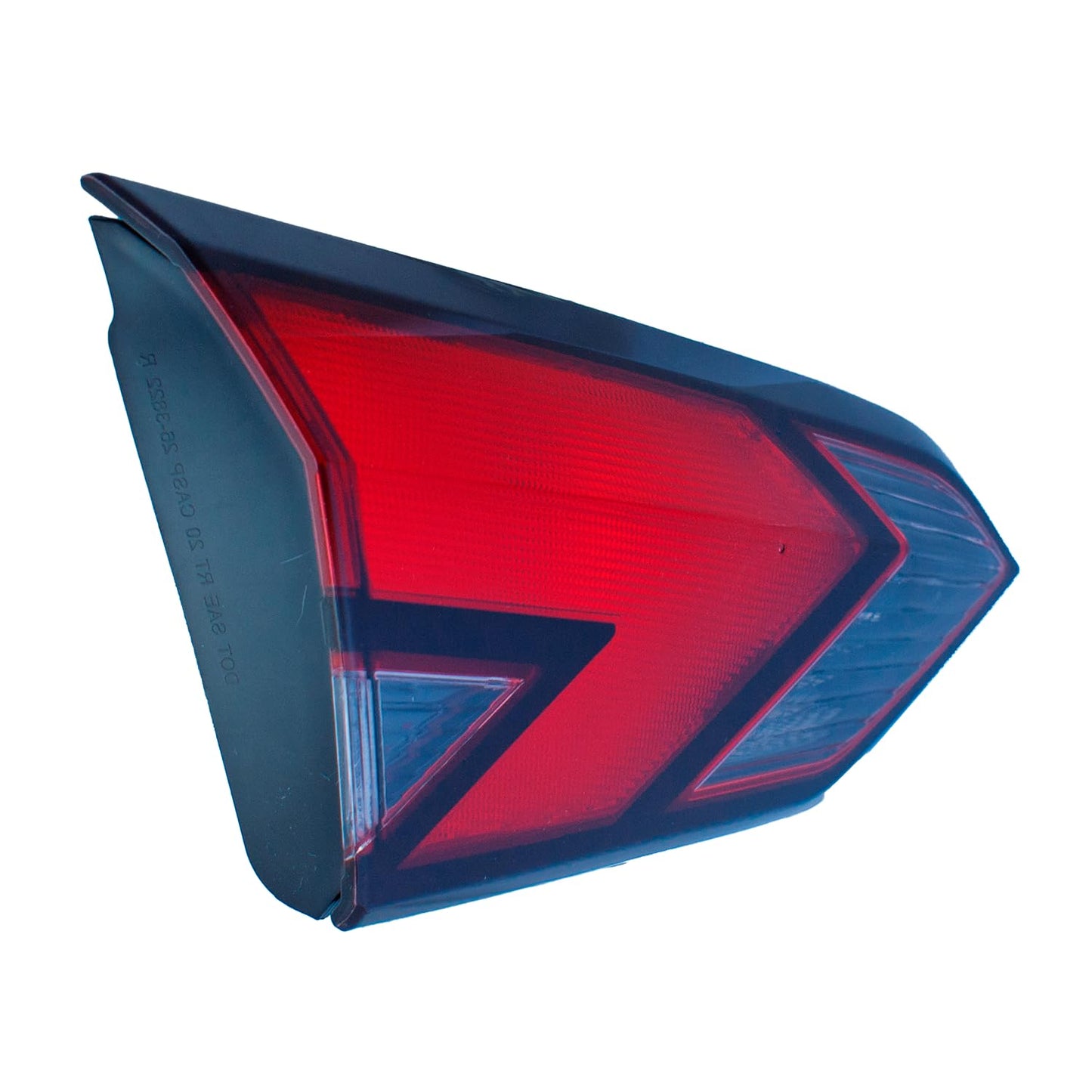 Calavera Izquierda Interior Compatible con Versa 2020 2021 2022 2023 2024 | Sin Arnes | Con Filo Oscuro | Rojo Blanco Rojo