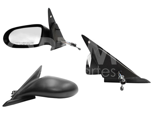 CHRYSLER / DODGE NEON 1995 1996 1997 1998 1999 ESPEJO IZQ MANUAL NEGRO POROSO C/CONTROL