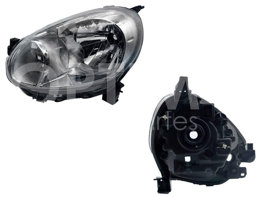 Faro Izquierdo Compatible con MARCH 2011 2012 2013 F/CROMADO S/MOTOR (CARGO 14-20)
