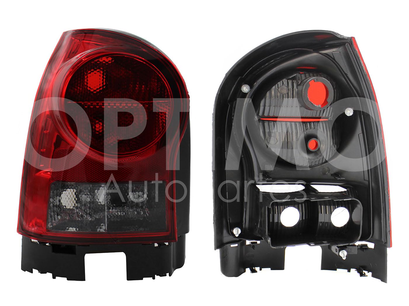 2006 - 2009  VOLKSWAGEN POINTER CALAVERA IZQ S/ARNES OSCURA 5PTAS (ROJO/HUMO)