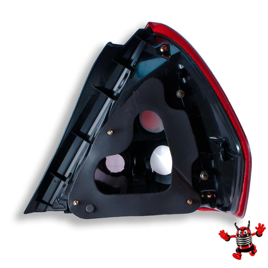 Calavera Izquierda compatible con Tiida Sedan 2006 2007 2008 2009 2010 2011 2012 2013 2014 2015 2016 2017 | Sin Arnes | 4 Puertas | Rojo Blanco