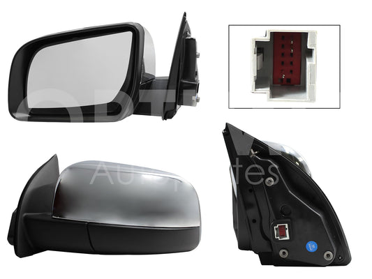 FORD RANGER 2013 2014 2015 2016 2017 2018 2019 2020 2021 2022 ESPEJO IZQ ELECT CROMO