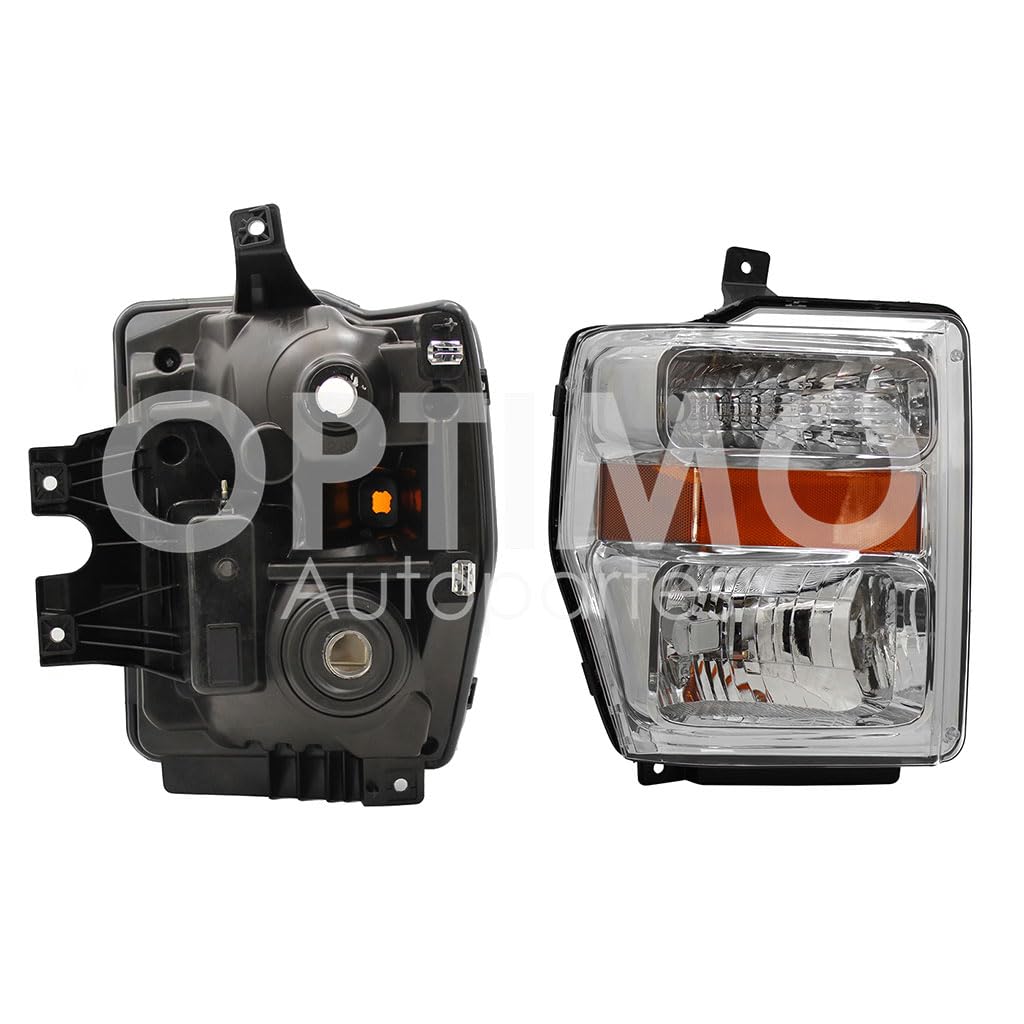2008 - 2010  FORD F-350 SUPER DUTY FARO DER F/CROMADO C/MICA AMBAR (F-450/F-550)