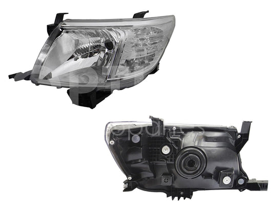 2012 - 2015  TOYOTA HILUX FARO IZQ FONDO CROMADO