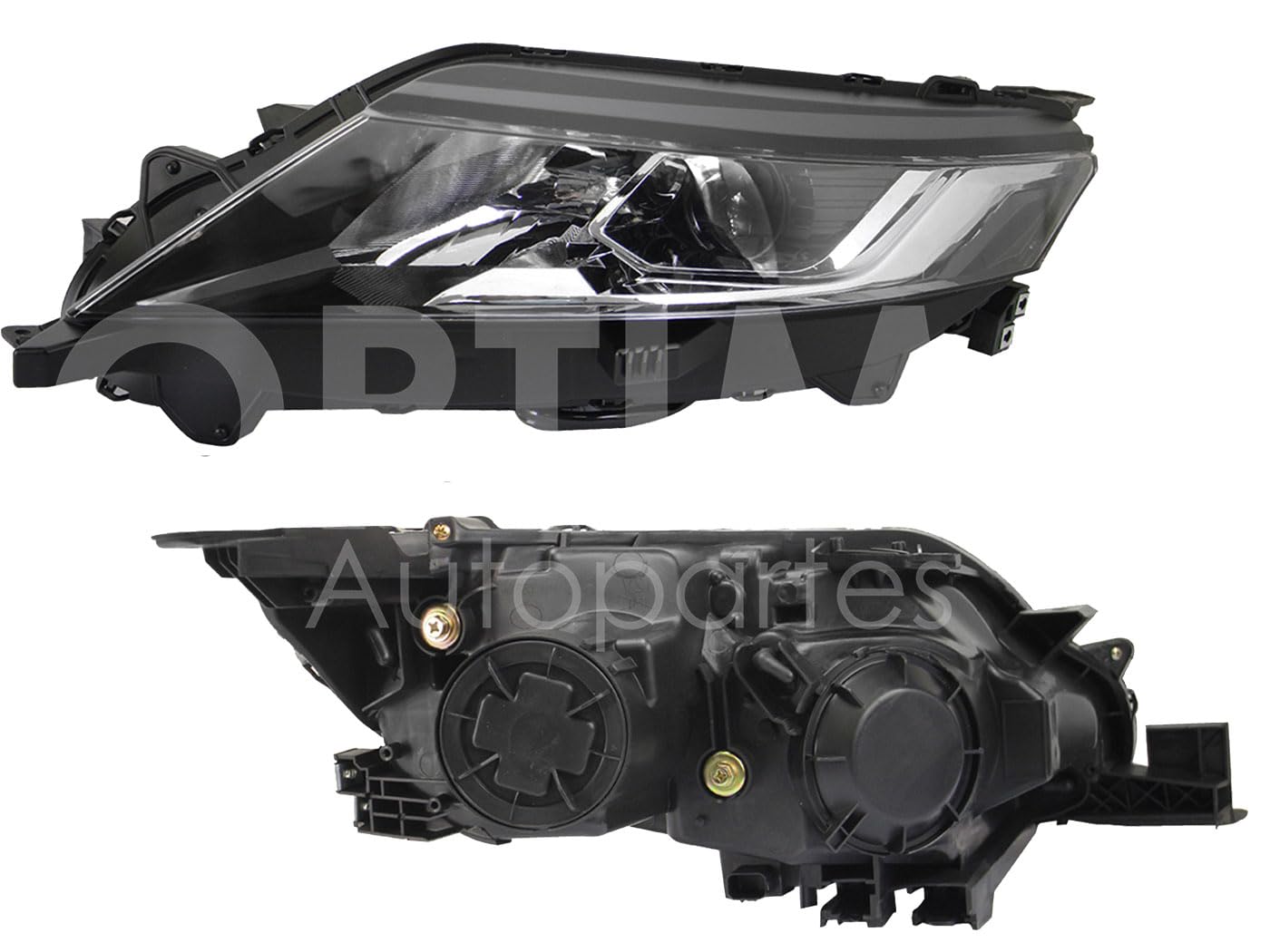 Faro Izquierdo Compatible con L200 2020 2021 2022 2023 2024 F/CROMADO C/LUPA