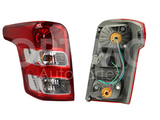 Calavera Izquierda Compatible con L200 2016 2017 2018 2019 S/ARNES (ROJO/BLANCO/BLANCO)