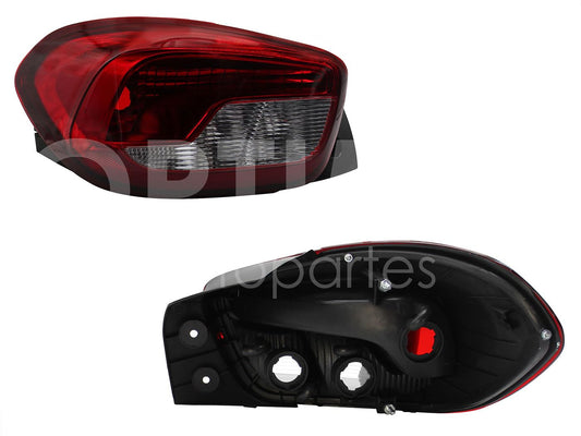 2019 - 2022  RENAULT KWID CALAVERA IZQ S/ARNES OSCURA (ROJO/BLANCO/ROJO)