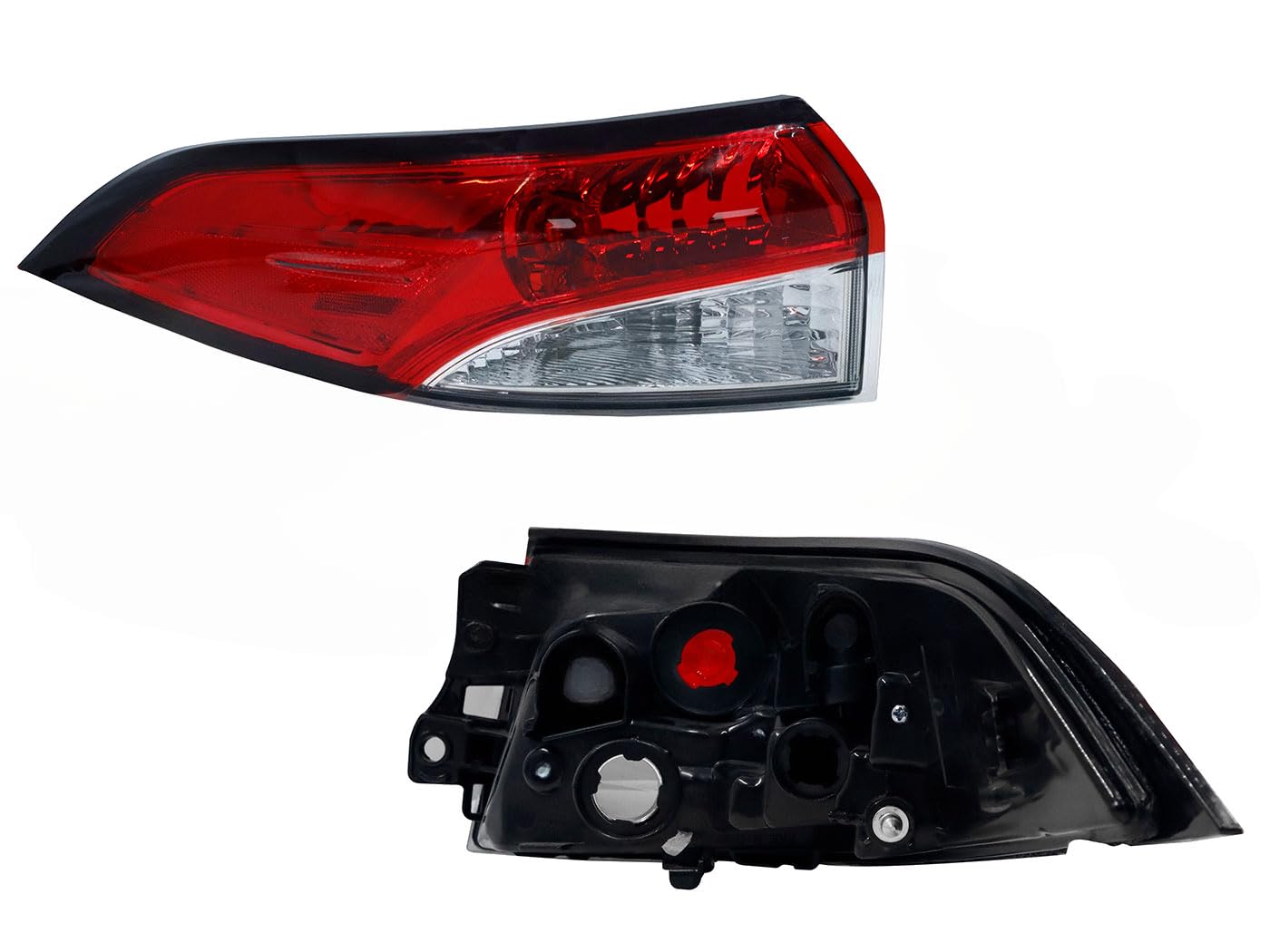 Calavera Izquierda Exterior Compatible con COROLLA 2020 2021 2022 2023 2024 S/ARNES S/LED (VERSION BASE-LE) (ROJO/BLANCO)