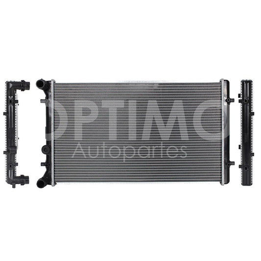 VOLKSWAGEN JETTA/GOLF A4 1.8L TURBO 1999 2000 2001 2002 2003 2004 2005 2006 2007 RADIADOR AGUA C/S AIRE STD/AUT 660*420*20MM (GASOLINA) T/SOLDADO