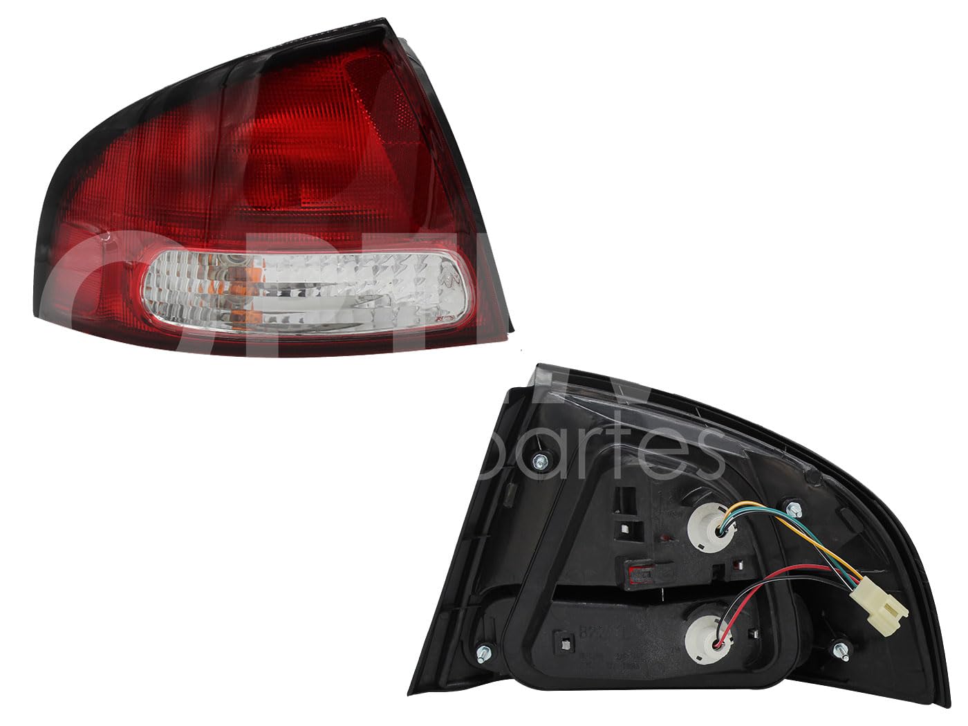 2001 - 2003  NISSAN SENTRA B-15 CALAVERA IZQ C/ARNES (ROJO/BLANCO)