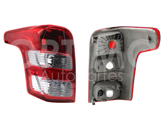 Calavera Izquierda Compatible con L200 2016 2017 2018 2019 S/ARNES (ROJO/BLANCO/BLANCO)