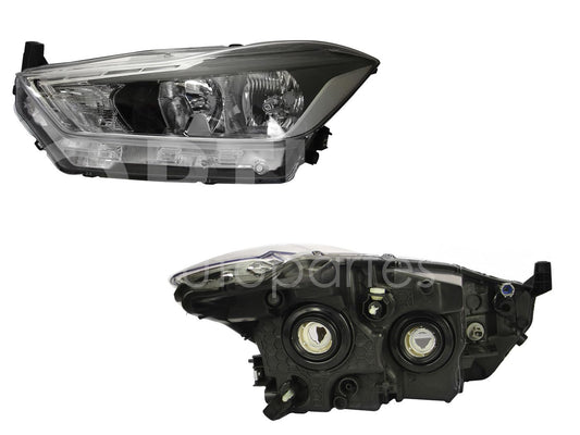 Faro Izquierdo Compatible con KICKS 2017 2018 2019 2020 F/CROMADO C/DRL