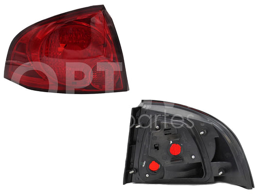 2004 - 2006  NISSAN SENTRA B-15 CALAVERA IZQ S/ARNES CLARA (TODO ROJO)
