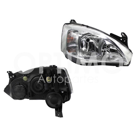 Faro Derecho Compatible con CORSA 2003 2004 2005 2006 2007 2008 F/CROMADO CUARTO RAYADO (TORNADO 04-11)