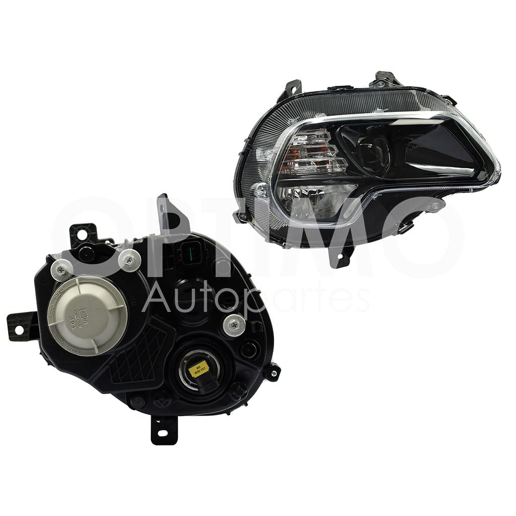 Faro Derecho Compatible con GROOVE 2022 2023 2024 2025 F/NEGRO S/LED C/LUPA HALOGENO (VERSION LT)