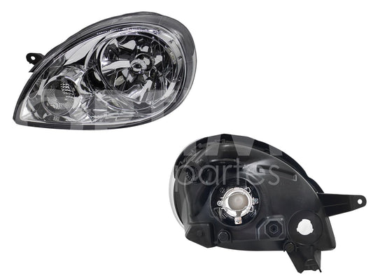 Faro Izquierdo Compatible con CHEVY C-2 2004 2005 2006 2007 2008 F/CROMADO 3-4-5PTAS