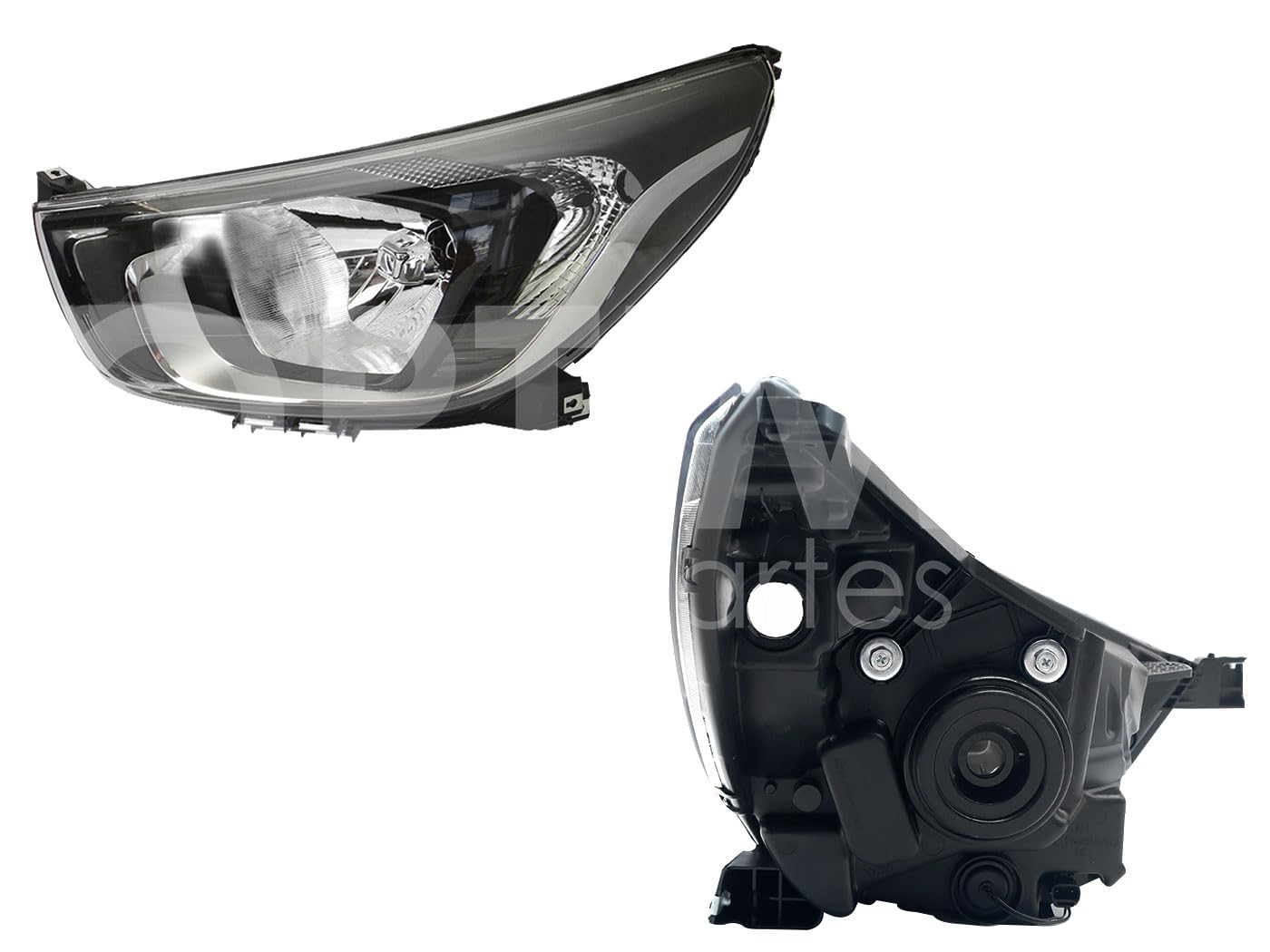 Faro Izquierdo Compatible con BEAT 2018 2019 2020 2021 F/CROMADO (SEDAN/H-BACK)