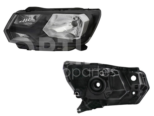 Faro Izquierdo Compatible con GOL 2019 2020 2021 F/NEGRO UN AS (SAVEIRO 17-23)