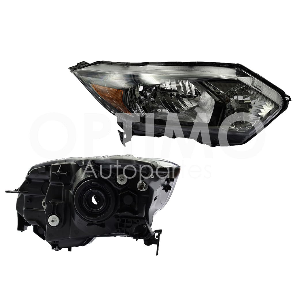 Faro Derecho Compatible con HR-V 2016 2017 2018 F/NEGRO C/MICA AMBAR