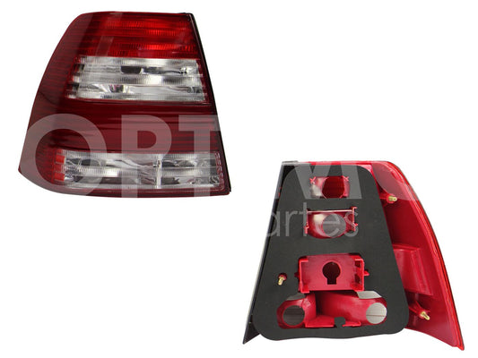 VOLKSWAGEN JETTA A4 2004 2005 2006 2007 CALAVERA IZQ S/ARNES DOBLE BLANCA (BLANCO/ROJO/BLANCO)